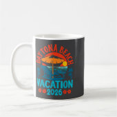 Daytona Beach Florida 2026 Family Vacation Summer  コーヒーマグカップ (左)