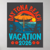 Daytona Beach Florida 2026 Family Vacation Summer  ポスター (正面)