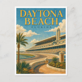 Daytona Beach Florida Speedway GeoSaga ポストカード