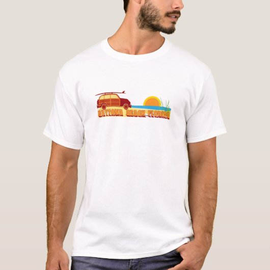 Daytona Beach。 Tシャツ (正面)