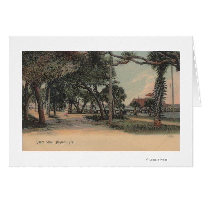 Daytona, Florida -ビーチ通りの表示 (正面横)