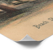 Daytona, Florida -ビーチ通りの表示 ポスター (角)