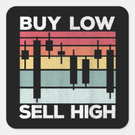 Daytrading Buy low sell high Candlesticks  スクエアシール
