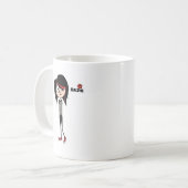Dazieは眩まします コーヒーマグカップ (正面左)