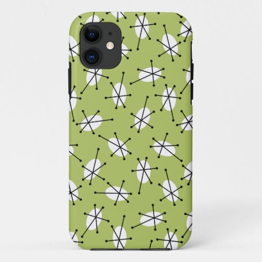Dazle Green iPhone数々のケース Case-Mate iPhoneケース (裏面)