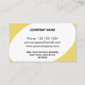 Dazle Yellow名刺 名刺 (裏面)