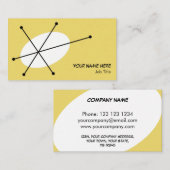 Dazle Yellow名刺 名刺 (正面/裏面)