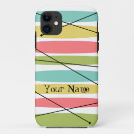 Dazzleストライプの名前' iPhoneケース iPhone 11 ケース