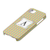 Dazzleチェック'モノグラム' iPhoneケース垂直 Case-Mate iPhoneケース (下部)