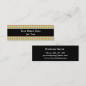 Dazzleチェック黒スキニー スキニー名刺 (正面/裏面)