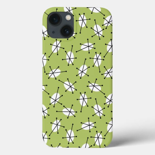 Dazzle 数々の Green iPadミニケース Case-Mate iPhoneケース (裏面)