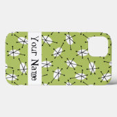 Dazzle 数々の Green 'Name' iPadケース Case-Mate iPhoneケース (裏面 (横))