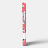 Dazzle 数々の Pink 'Name' iPadミニケース Case-Mate iPhoneケース (裏面 / 左)