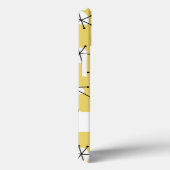 Dazzle 数々の Yellow 'Name' iPadケース Case-Mate iPhoneケース (裏面 / 右)