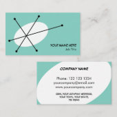 Dazzle blue名刺 名刺 (正面/裏面)