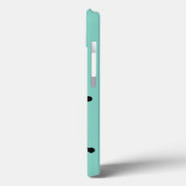 Dazzle Blue「お名前」のiPadケース Case-Mate iPhoneケース (裏面 / 左)