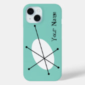 Dazzle Blue「お名前」のiPhoneケース Case-Mate iPhoneケース (裏面)