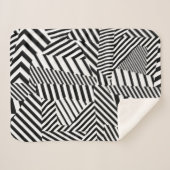 Dazzle Camouflage シェルパブランケット (正面(横))