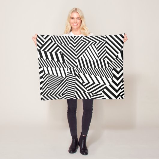 Dazzle Camouflage フリースブランケット (インサイチュ)