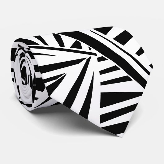 dazzle camouflage(black) ネクタイ (ロール)