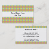 Dazzle Check名刺（白） 名刺 (正面/裏面)