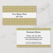 Dazzle Check名刺（白） 名刺 (正面/裏面)