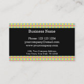 Dazzle Check名刺(黒) 名刺 (裏面)