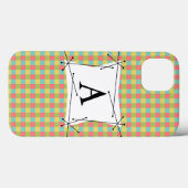 Dazzle Check 'Monogram'iPad Miniケース垂直 Case-Mate iPhoneケース (裏面 (横))