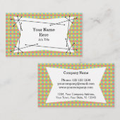 Dazzle Check Plate名刺 名刺 (正面/裏面)