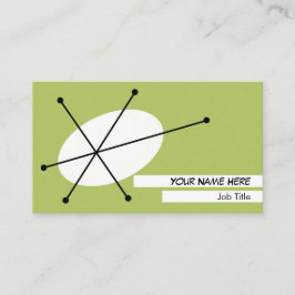 Dazzle Green名刺ホワイトバック 名刺
