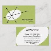 Dazzle Green名刺 名刺 (正面/裏面)