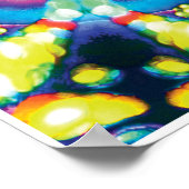 Dazzle Kinetic Collage万華鏡のように千変万化するパターンポスター ポスター (角)