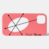 Dazzle Pink 'Your Name' iPadケース Case-Mate iPhoneケース (裏面 (横))