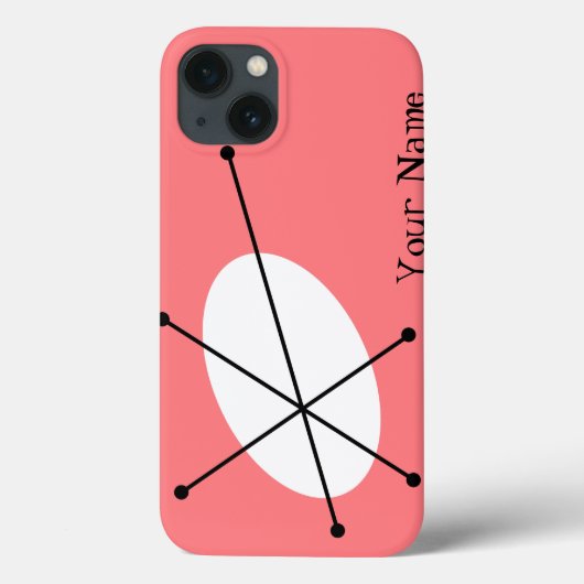 Dazzle Pink「Your Name」iPad Miniケース Case-Mate iPhoneケース (裏面)