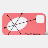 Dazzle Pink「Your Name」iPad Miniケース Case-Mate iPhoneケース (裏面 (横))