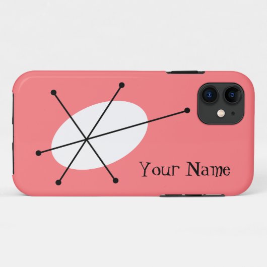 Dazzle Pink 'Your Name' iPhone 5ケース Case-Mate iPhoneケース (裏面(横))