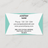 Dazzle Plake Blue名刺 名刺 (裏面)