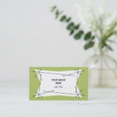 Dazzle Plake Greenの名刺 名刺 (スタンド正面)
