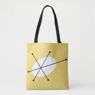 Dazzle Yellow全体トートブラックバック トートバッグ