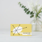 Dazzle Yellow名刺ホワイトバック 名刺 (スタンド正面)