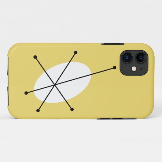 Dazzle Yellow iPhoneケース Case-Mate iPhoneケース (裏面(横))