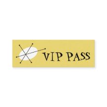 Dazzle Yellow 'VIP PASS'ビジネスカードスキニー