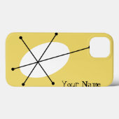 Dazzle Yellow 'Your Name' iPadケース Case-Mate iPhoneケース (裏面 (横))