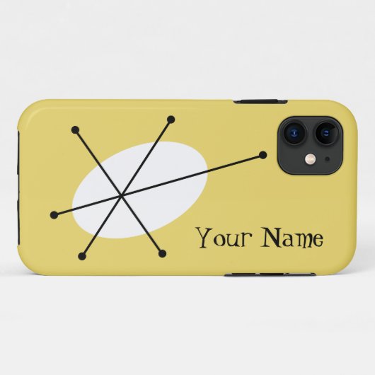 Dazzle Yellow 'Your Name' iPhoneケース Case-Mate iPhoneケース (裏面(横))