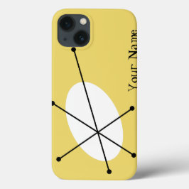 Dazzle Yellow 'Your Name'iPad Miniケース iPhone 13ケース