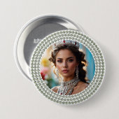 Dazzled Dreams Pageant Button Photo Pin 缶バッジ (正面&裏面)