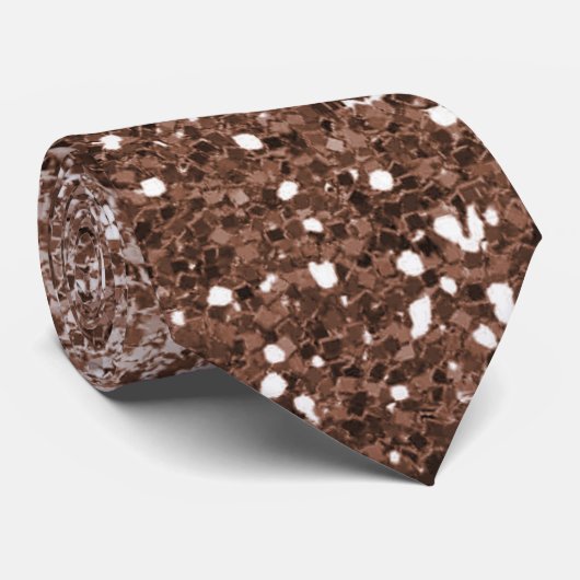  dazzling ローズゴールド グリッター オンブレ スパークル ネックタイ ネクタイ (ロール)