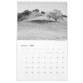 Dazzling Black & White Photography Calendar カレンダー (1月 2026)