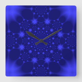 dazzling blue スクエア壁時計