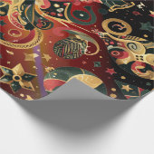 Dazzling Christmas Motifs ラッピングペーパー (角)